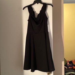 Black off the shoulder dress